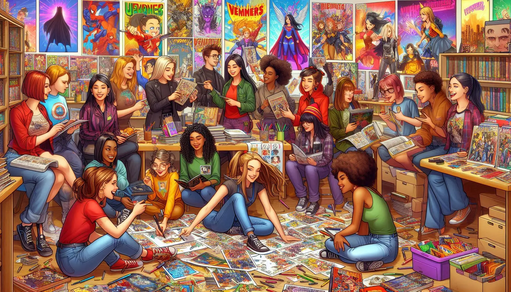 迷妹漫畫團(tuán)隊(duì)活動(dòng)