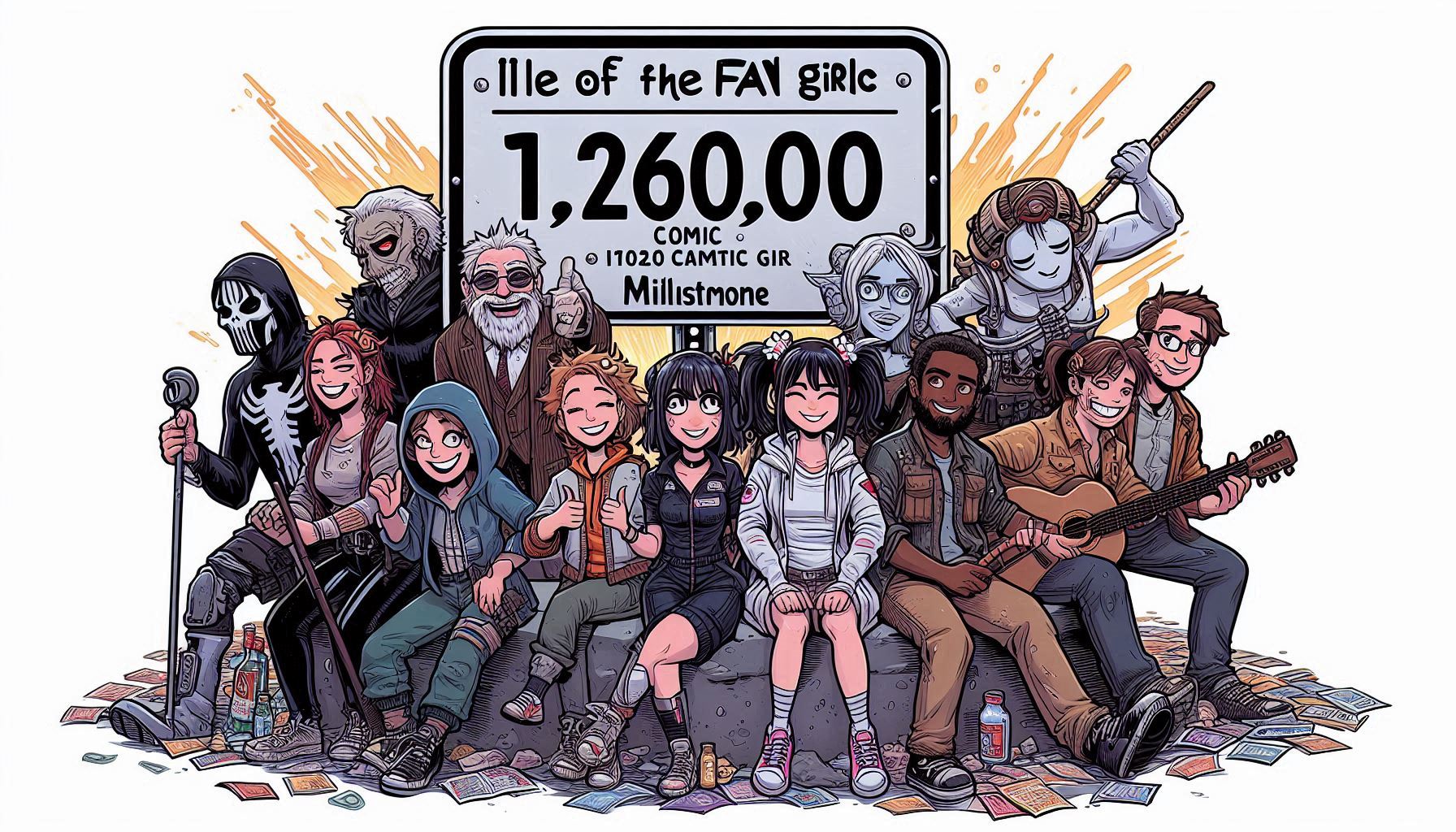 迷妹漫畫團(tuán)隊(duì)里程碑